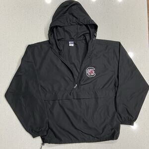 USC South Carolina Gamecocks Unisex Adult Medium Anorak Windbreaker Jacket Black